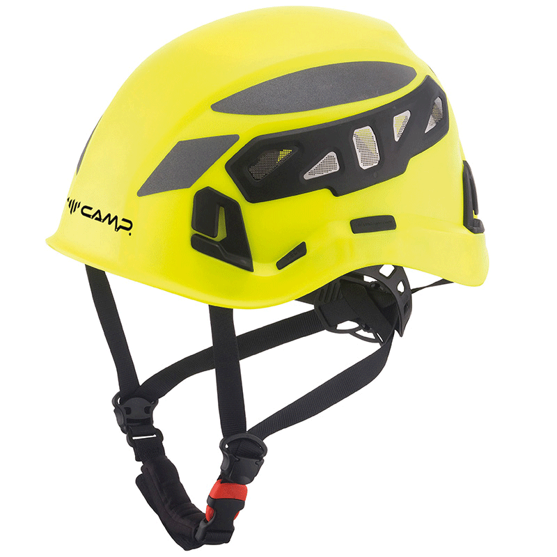 helmet CAMP Ares Air Pro yellow/reflective